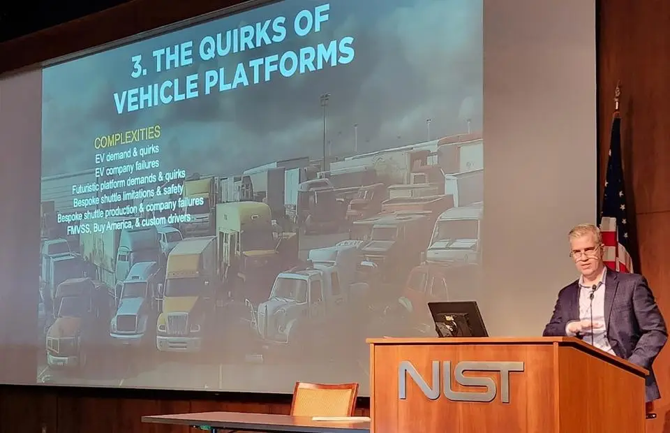 Autonomous Vehicles Colloquium Speaker at NIST