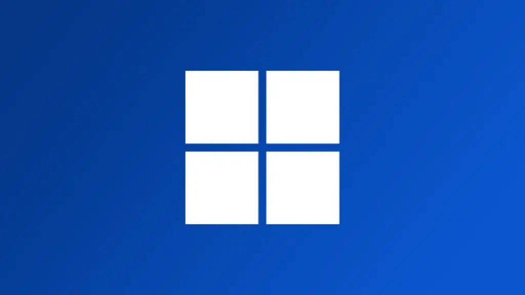 A white, four-pane window symbol is centered on a blue gradient background, evoking a sense of cybersecurity and resilience against potential threats.