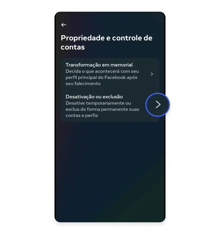 como excluir conta Instagram pelo celular: passo 5