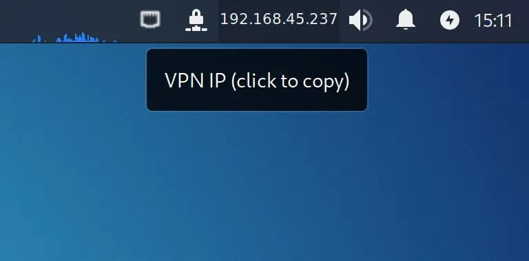 To copy a VPN IP address, click here.